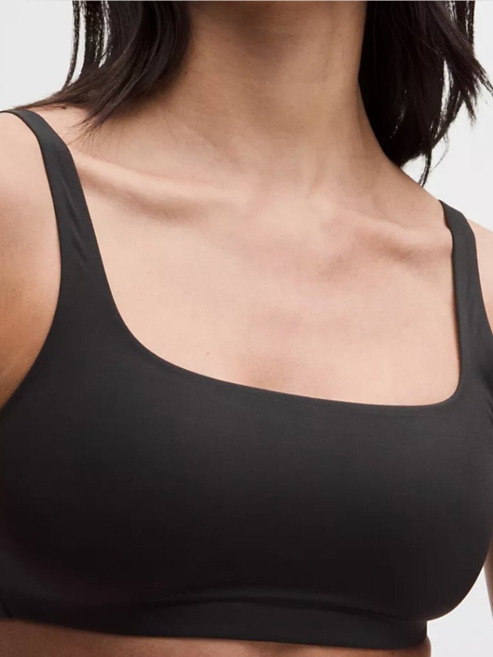 Lululemon Nulu Scoop-Neck Bralette Black Sz 8